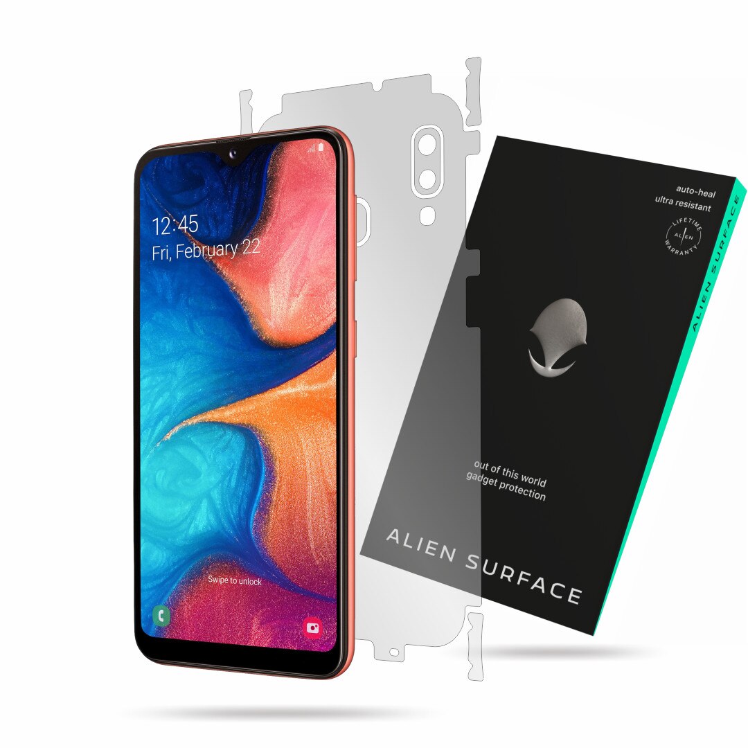 Folie Alien Surface, Samsung Galaxy A20e, protectie spate, laterale