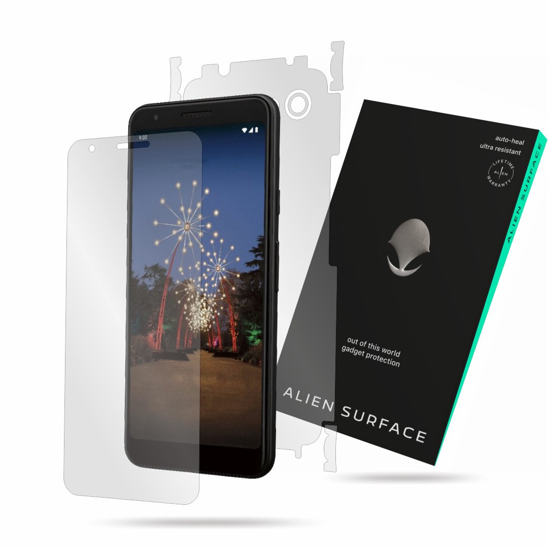 Folie Alien Surface, Google Pixel 3a, protectie ecran, spate, laterale