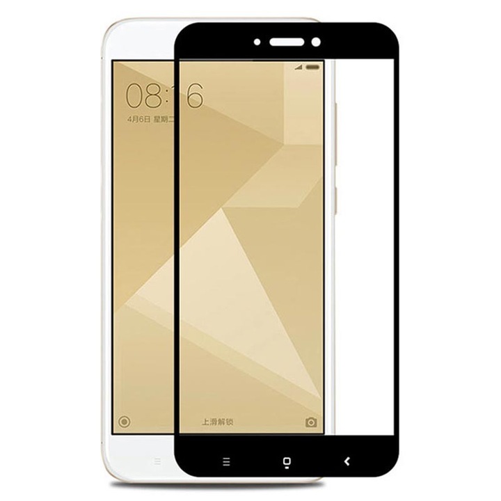 Védőfólia edzett üveg Xiaomi Redmi 5A Full Face Black