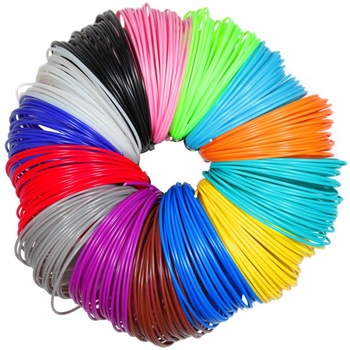 Set 10 filamente universale pentru creion 3D, multicolor Set 10 filamente universale pentru creion 3D, multicolor