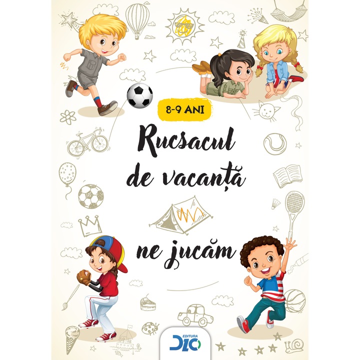 Rucsacul de vacanta 8-9 ani. Desenam si coloram, ne jucam, activitati istete (Interior color)