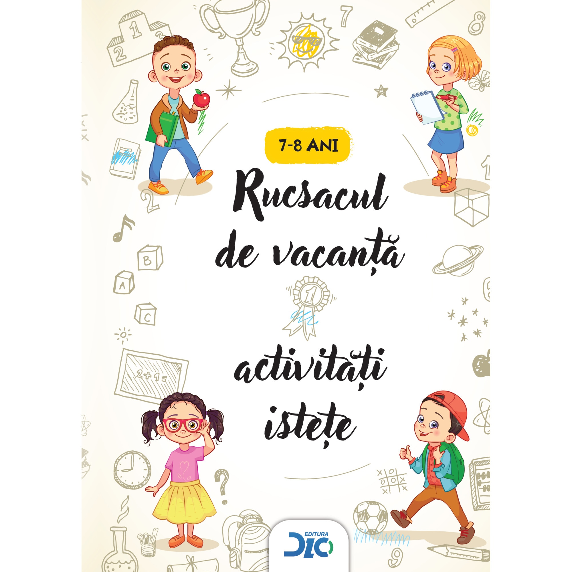 Rucsacul de vacanta 7-8 ani. Desenam si coloram, ne jucam, activitati istete (Interior color)