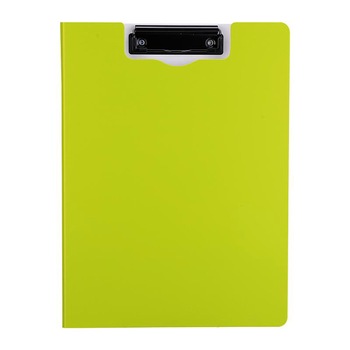 Clipboard dublu A4, Deli F750 02, verde neon Clipboard dublu A4, Deli F750 02, verde neon