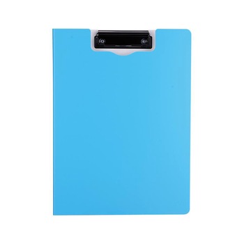Clipboard dublu A4, Deli F750 02, albastru neon Clipboard dublu A4, Deli F750 02, albastru neon