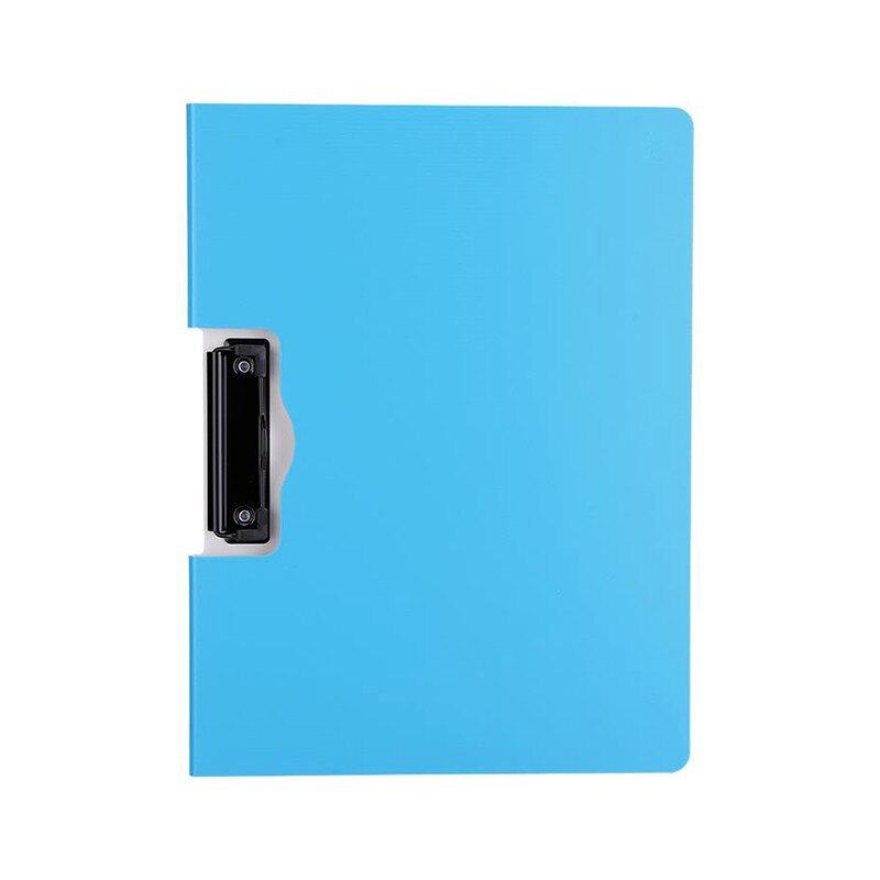 Clipboard dublu landscape A4, Deli F751 02, albastru neon