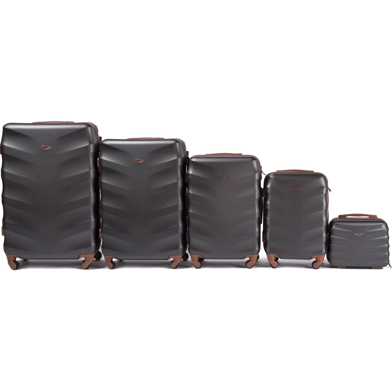 Set Troler, WINGS, ALBATROSS, ABS, 5 Piese, Antracit