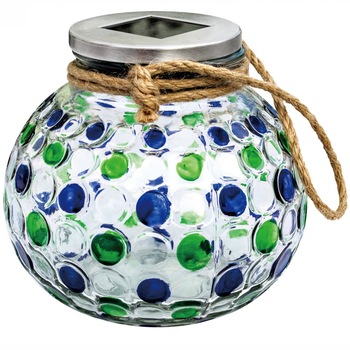 Lampa solara EVO LED Hoff, sticla, 14 cm Lampa solara EVO LED Hoff, sticla, 14 cm