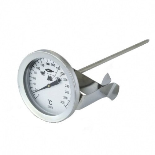 Termometru pentru friptura ETI UK, prajire carne sau gratar, otel inoxidabil, cadran 50mm, 0 la 300°C