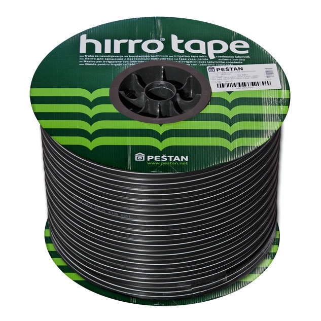 Banda pentru irigatii Hirro Tape Labyrinth, rola 1000 ml, 6 mil [150mic], picurare din 10 in 10 cm