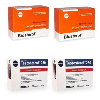 Pachet Megabol Biosterol, 2 buc plus Testosterol 2 buc, stimulare testosteron si hormon de crestere, inhibare estrogen Pachet Megabol Biosterol, 2 buc plus Testosterol 2 buc, stimulare testosteron si hormon de crestere, inhibare estrogen