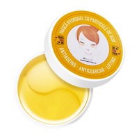 Masca hydrogel Gold, pentru ochi, ten normal, cu efect de hidratare, indepartarea semnelor de oboseala, netezirea ridurilor, reducerea pungilor de sub ochi si a umflaturilor, Beyoutiful, 60 bucati