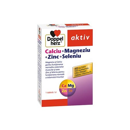 Calciu Magneziu Zinc Seleniu Comprimate 30 10 Doppel Herz Emag Ro