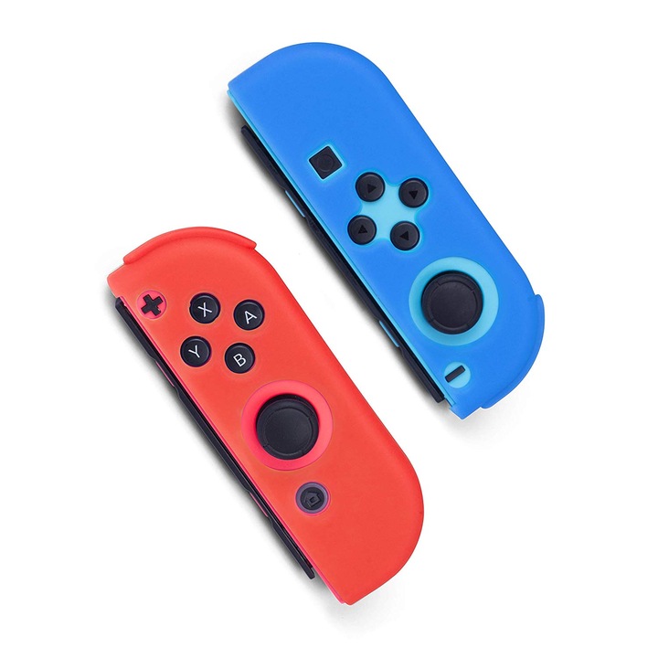Orb Joycon Szilikon Kontroller Markolat, kék/narancs, Nintendo