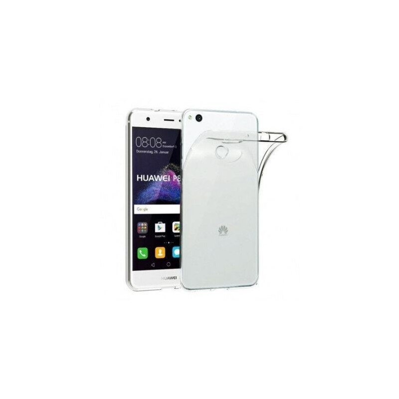 Pachet Huawei P8/P9 Lite 2017 Husa IMPORTGSM Silicon UltraSlim Transparent + Folie Sticla securizata Tempered Transparent