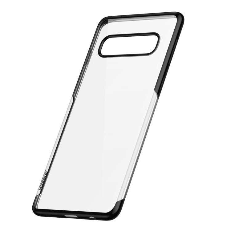 Husa Baseus Transparenta cu margini negre pentru Samsung Galaxy S10