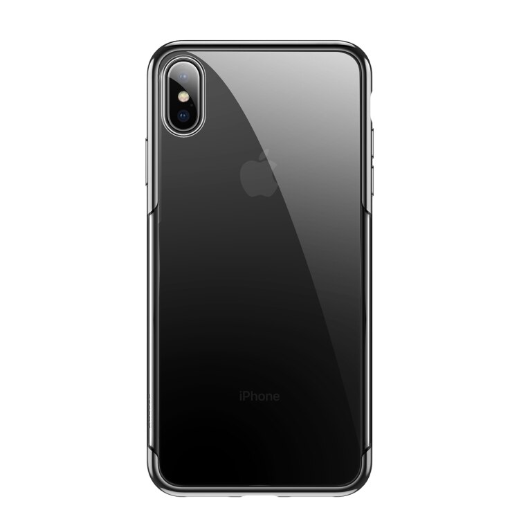 Husa Baseus Transparenta cu margini negre pentru iPhone XS Max