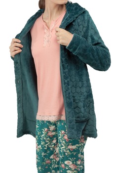 Halat scurt cu efect matlasat, Gisela 3/1528 Halat scurt cu efect matlasat, Gisela 3/1528