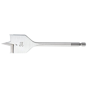 Burghiu plat pentru gaurit lemn, 34 x 152 mm, Graphite 57H240 Burghiu plat pentru gaurit lemn, 34 x 152 mm, Graphite 57H240