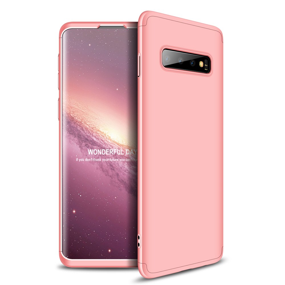Husa de protectie 360, GKK, pentru Samsung Galaxy S10 Plus, Roz