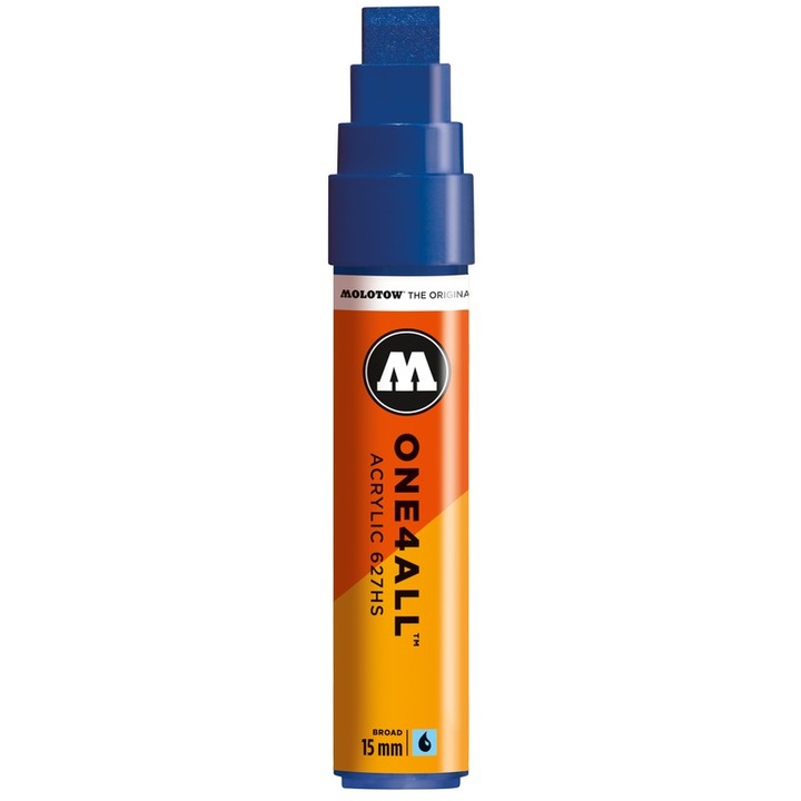 Marker acrilic Molotow One4All 627HS 15mm 1 blue