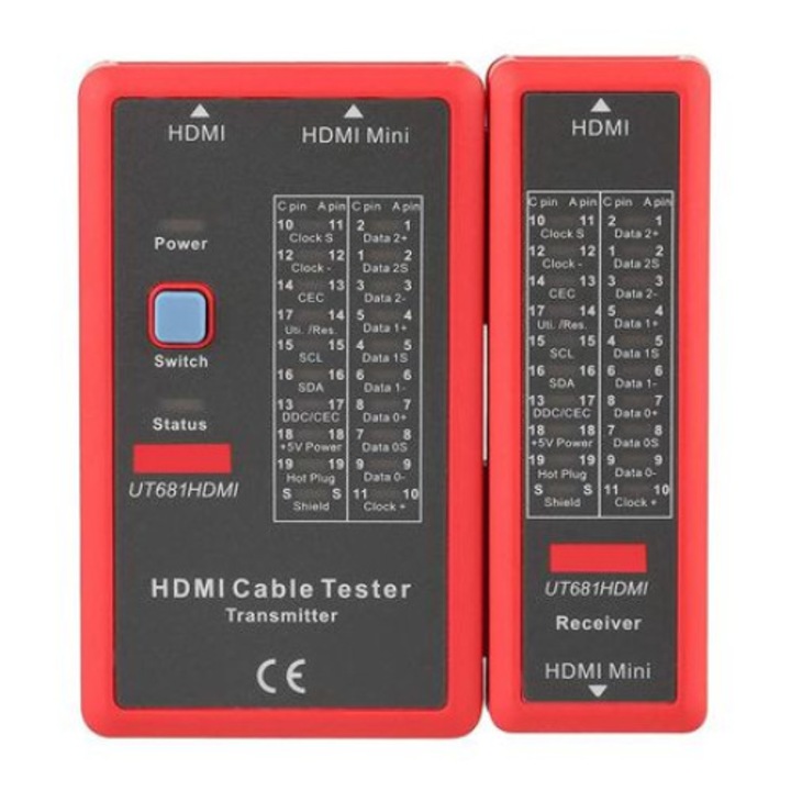 Tester cablu HDMI UNI-T UT681HDMI