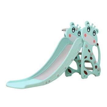 Tobogan Pentru Copii NOVOKIDS™ Giraffe , Pentru Interior si Exterior, 185 centimetri panta alunecare, Maxim 50 Kg, Cos de baschet inclus , Girafa , Albastru Tobogan Pentru Copii NOVOKIDS™ Giraffe , Pentru Interior si Exterior, 185 centimetri panta alunecare, Maxim 50 Kg, Cos de baschet inclus , Girafa , Albastru