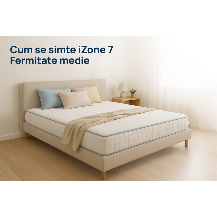 Saltea ortopedica SLEEPY iZone 7, 120x190x21 cm, antibacteriana
