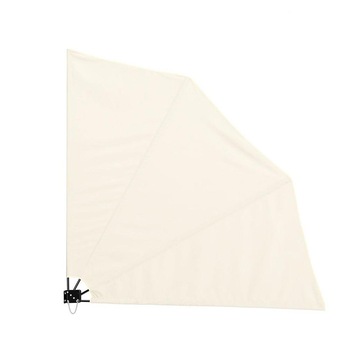 Umbrire pentru balcon in forma de evantai Timeless Tools, 140 x 140 cm, Alb Umbrire pentru balcon in forma de evantai Timeless Tools, 140 x 140 cm, Alb