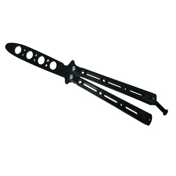 Cutit - Briceag fluture - Balisong - Butterfly de antrenament 22 cm, negru Cutit - Briceag fluture - Balisong - Butterfly de antrenament 22 cm, negru