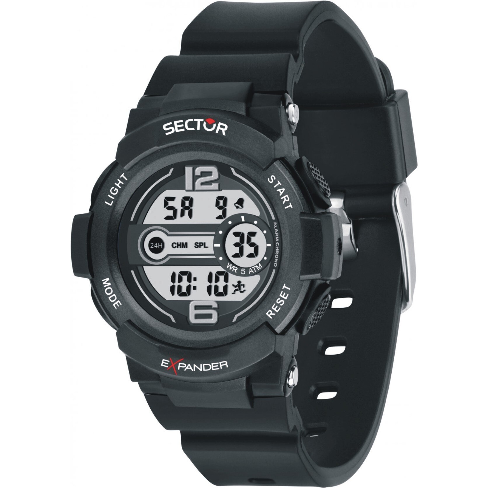 Ceas Sector R3251525001, unisex, negru, digital, carcasa 40mm
