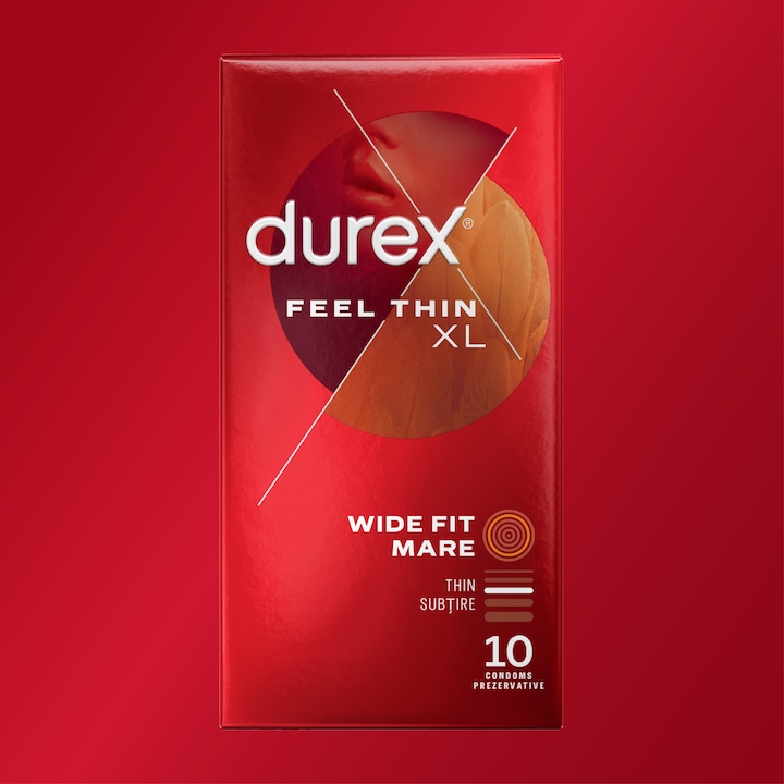 ΠΡΠ΅Π·Π΅ΡΠ²Π°ΡΠΈΠ²ΠΈ Durex Feel Thin XL, 10 Π±ΡΠΎΡ
