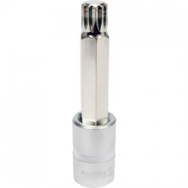 Bit Spline cu Adaptor 1/2, M14, 100MM YT-04355