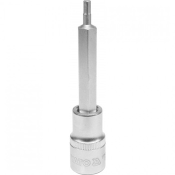 Bit Hexagonal cu Adaptor 1/2,4X100MM YT-04390 Bit Hexagonal cu Adaptor 1/2,4X100MM YT-04390