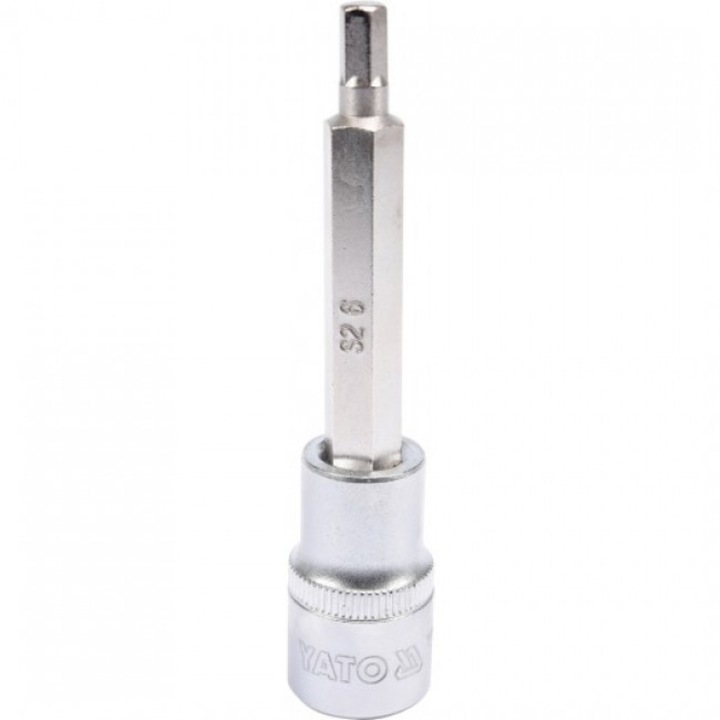 Bit Hexagonal cu Adaptor 1/2,6X100MM YT-04392