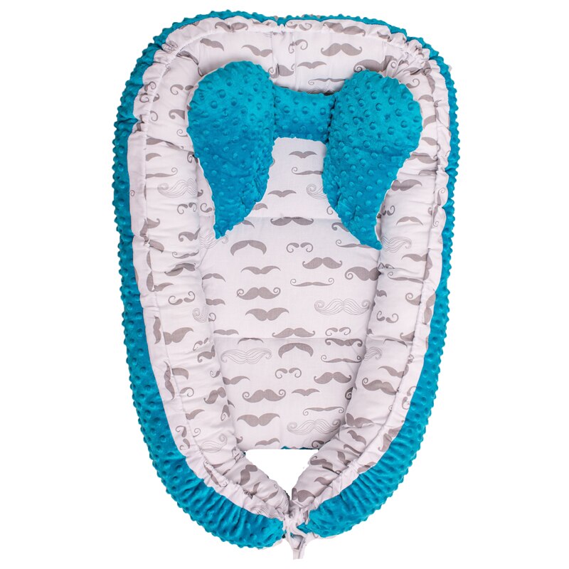 Cuib pentru bebelusi 75 x 45 x 10 cm Belisima P01-731AL, Multicolor