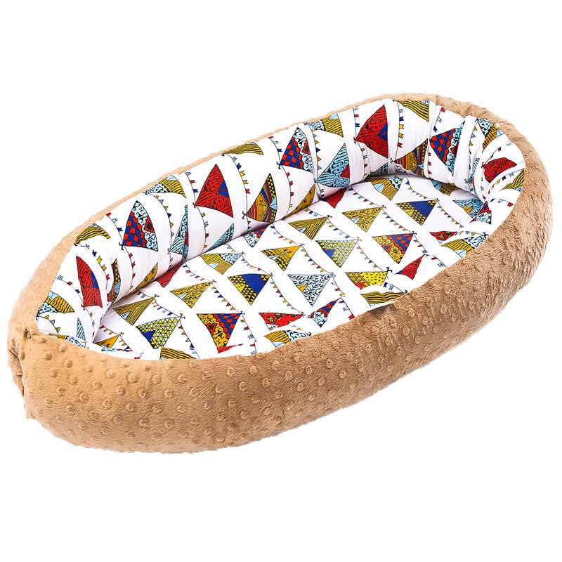 Cuib pentru bebelusi 70 x 40 x 10 cm Sensillo CS-02, Multicolor