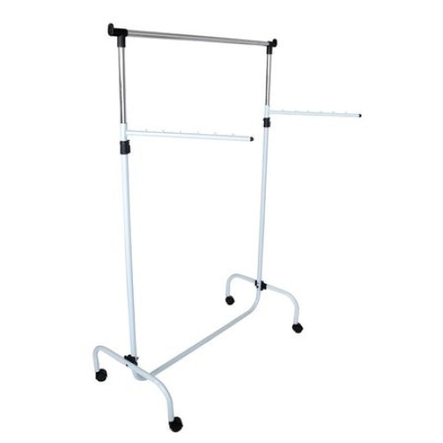 Suport Trio pentru umerase, Wenko, Alb, 165x91.5 cm