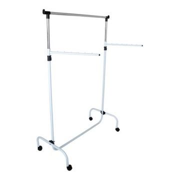 Suport Trio pentru umerase, Wenko, Alb, 165x91.5 cm Suport Trio pentru umerase, Wenko, Alb, 165x91.5 cm