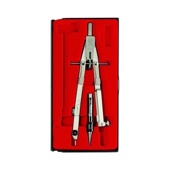 Compas Ecobra Quick Action de mare precizie cu fineliner 0,5 mm Compas Ecobra Quick Action de mare precizie cu fineliner 0,5 mm