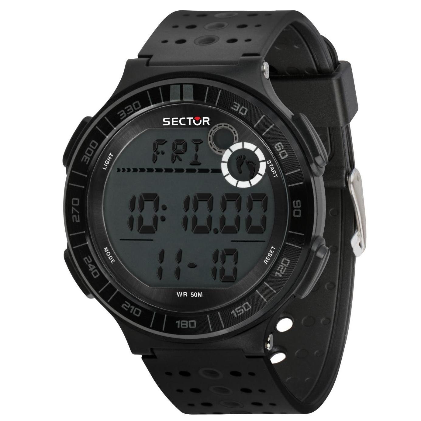 Ceas Sector R3251512001, barbatesc, negru, digital, 45mm