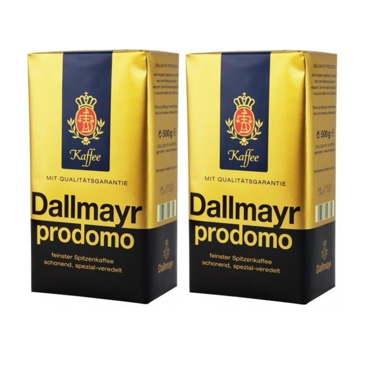 Pachet 2x Cafea Macinata Dallmayr Prodomo, 500GR