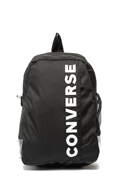 Converse, Rucsac unisex cu imprimeu logo Speed 2, Negru/Alb Converse, Rucsac unisex cu imprimeu logo Speed 2, Negru/Alb