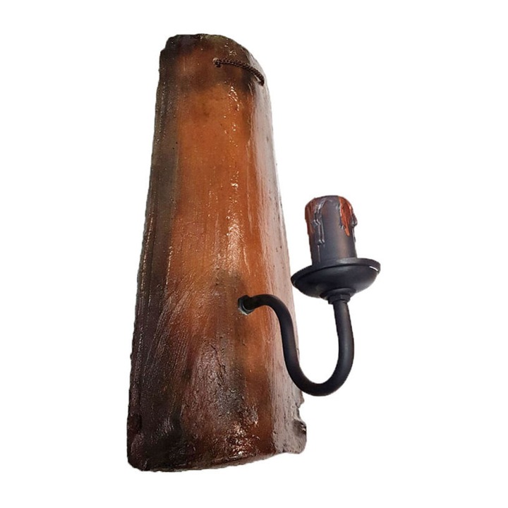 Aplica tigla NG 1-14, 1 x E 14, 40 W, 220 V, Maro