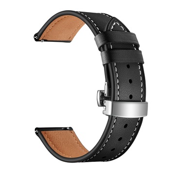 Curea Aha Style pentru Samsung Gear S3/Galaxy Watch 46 mm, 22 mm, Vintage Luxury Buckle, Piele naturala, Negru Curea Aha Style pentru Samsung Gear S3/Galaxy Watch 46 mm, 22 mm, Vintage Luxury Buckle, Piele naturala, Negru