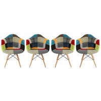 scaune multicolore