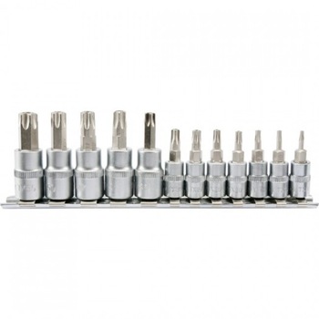 Set Biti Torx cu Gaura, 12 piese YT-04332 Set Biti Torx cu Gaura, 12 piese YT-04332