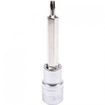 Bit Torx cu Adaptor 1/2, T25, 100MM YT-04321 Bit Torx cu Adaptor 1/2, T25, 100MM YT-04321