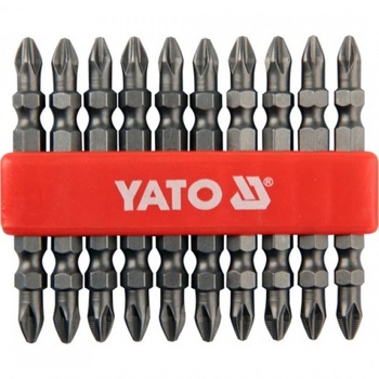 Set Biti PH2x65MM, 10 piese YT-0481 Set Biti PH2x65MM, 10 piese YT-0481