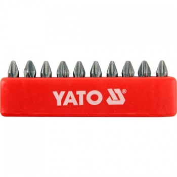 Set Biti PH2x25MM, 10 piese YT-0475 Set Biti PH2x25MM, 10 piese YT-0475