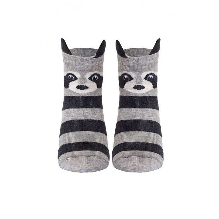 Sosete haioase din bumbac, Conte Kids Tip-Top, Gri